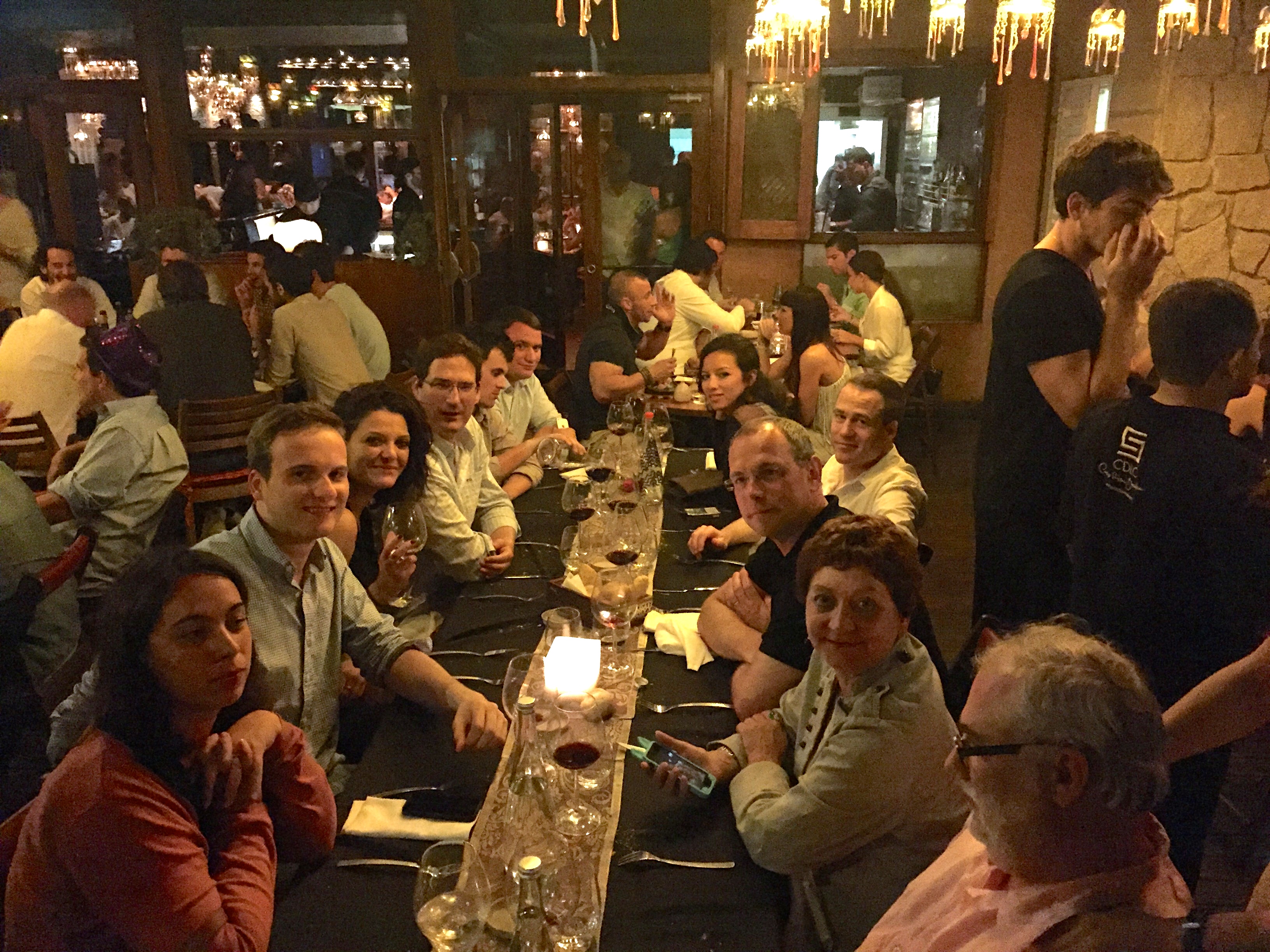 L'équipe au restaurant CDLC à Barcelone