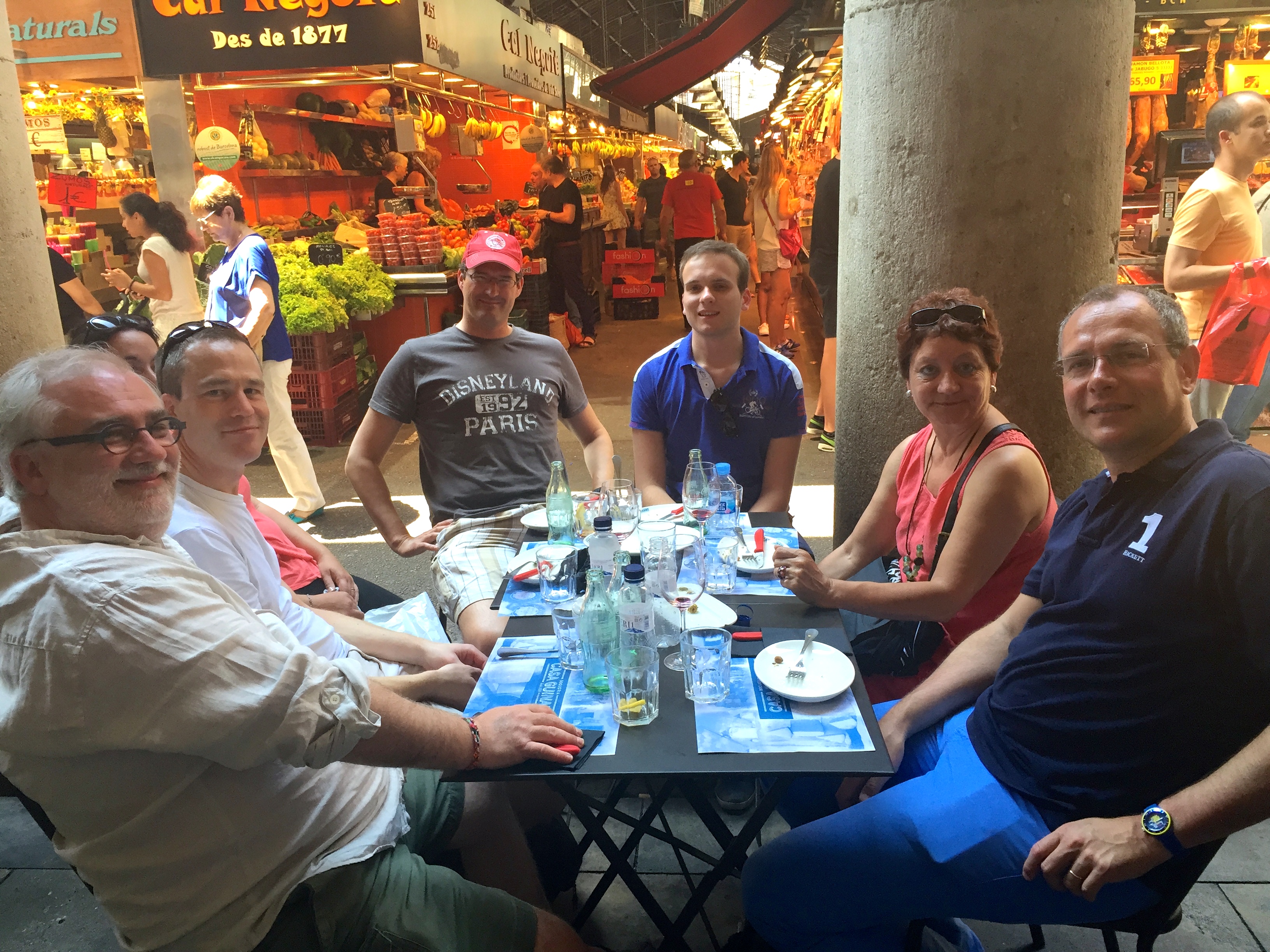 Déjeuner entre consultants à Barcelone