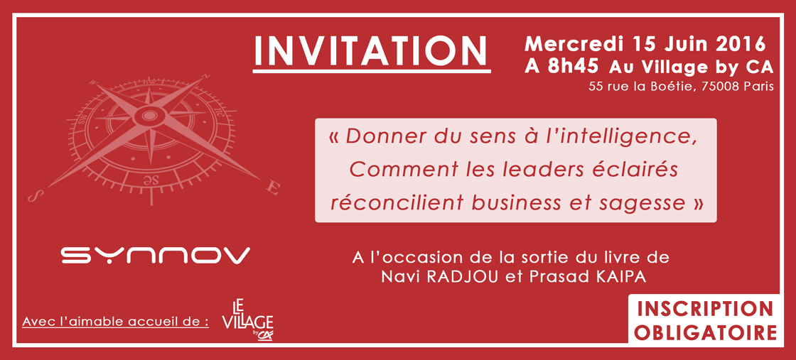 Invitation Donner du sens à l'intelligence