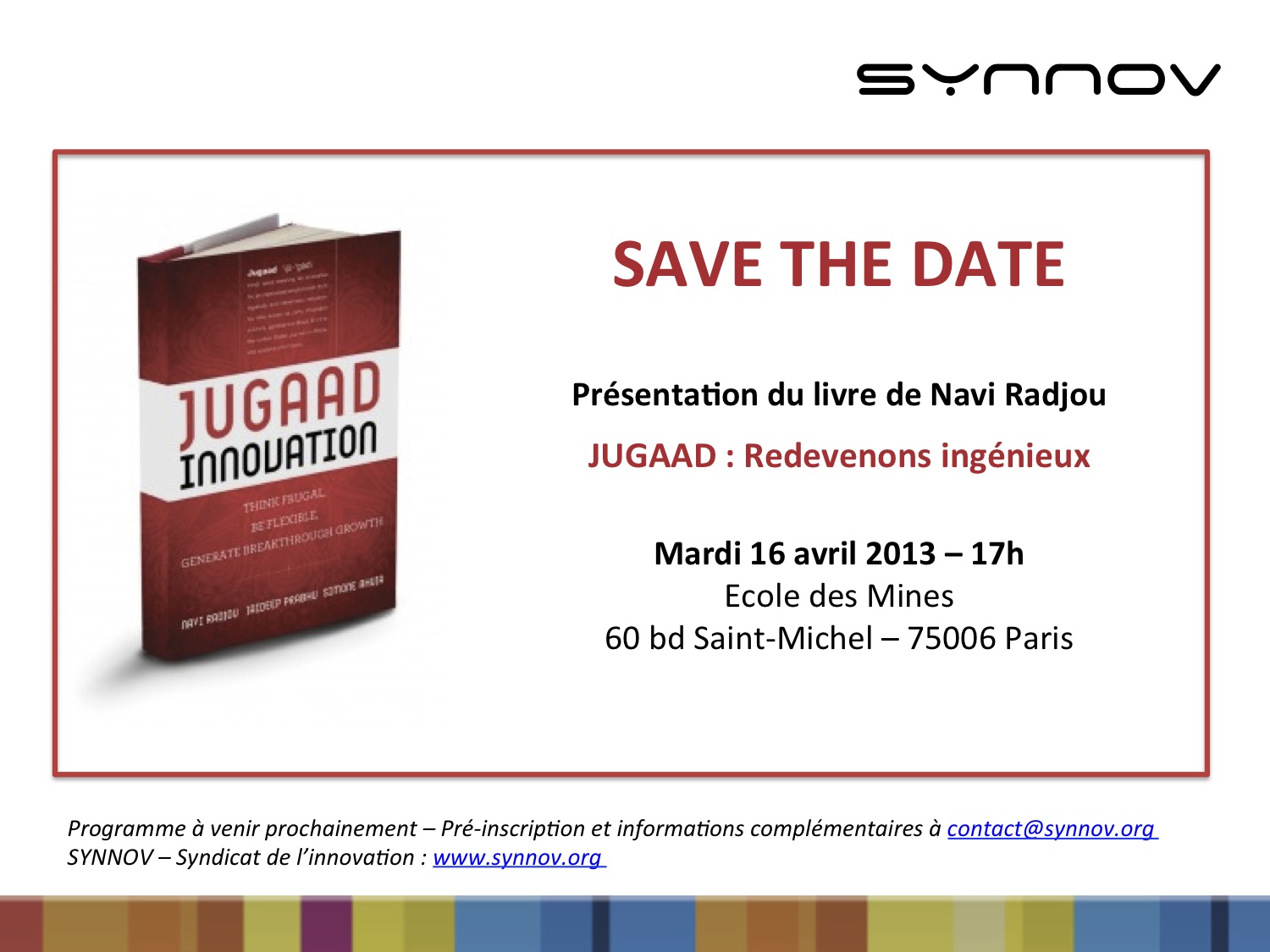 Save the date - Jugaad-1