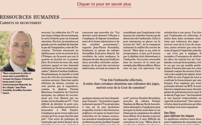 fraude et vérification des cv - Lauthentification et la vérification des CV | Le nouvel Economiste par Julien Tarby