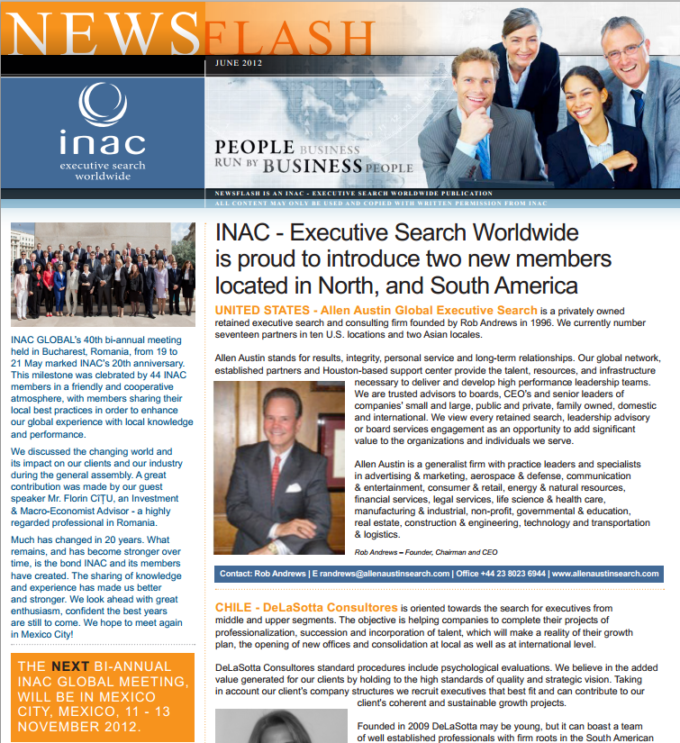 - INAC - NewsFlash June 2012